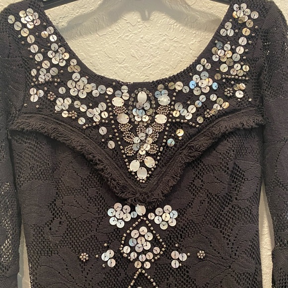 Free People Shell Game Shift Dress Size 0 - Picture 6 of 8